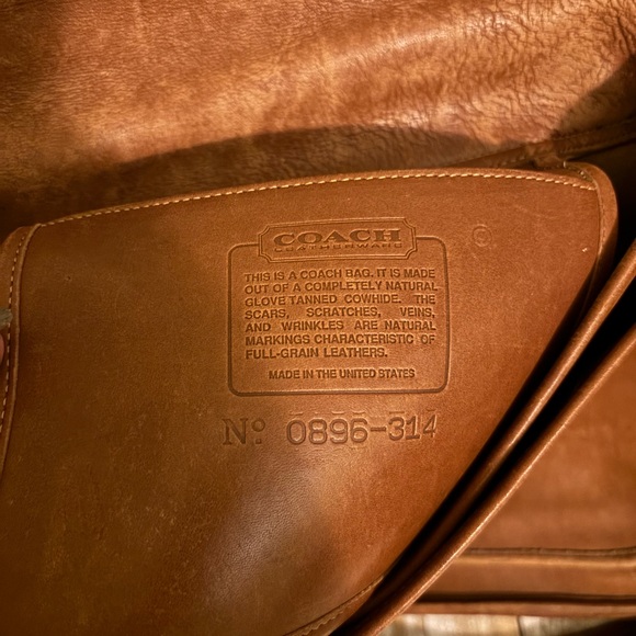 Classic Coach Vintage Brown Leather briefcase - Picture 13 of 15